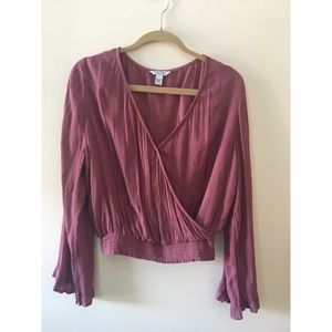 nwt cropped blouse